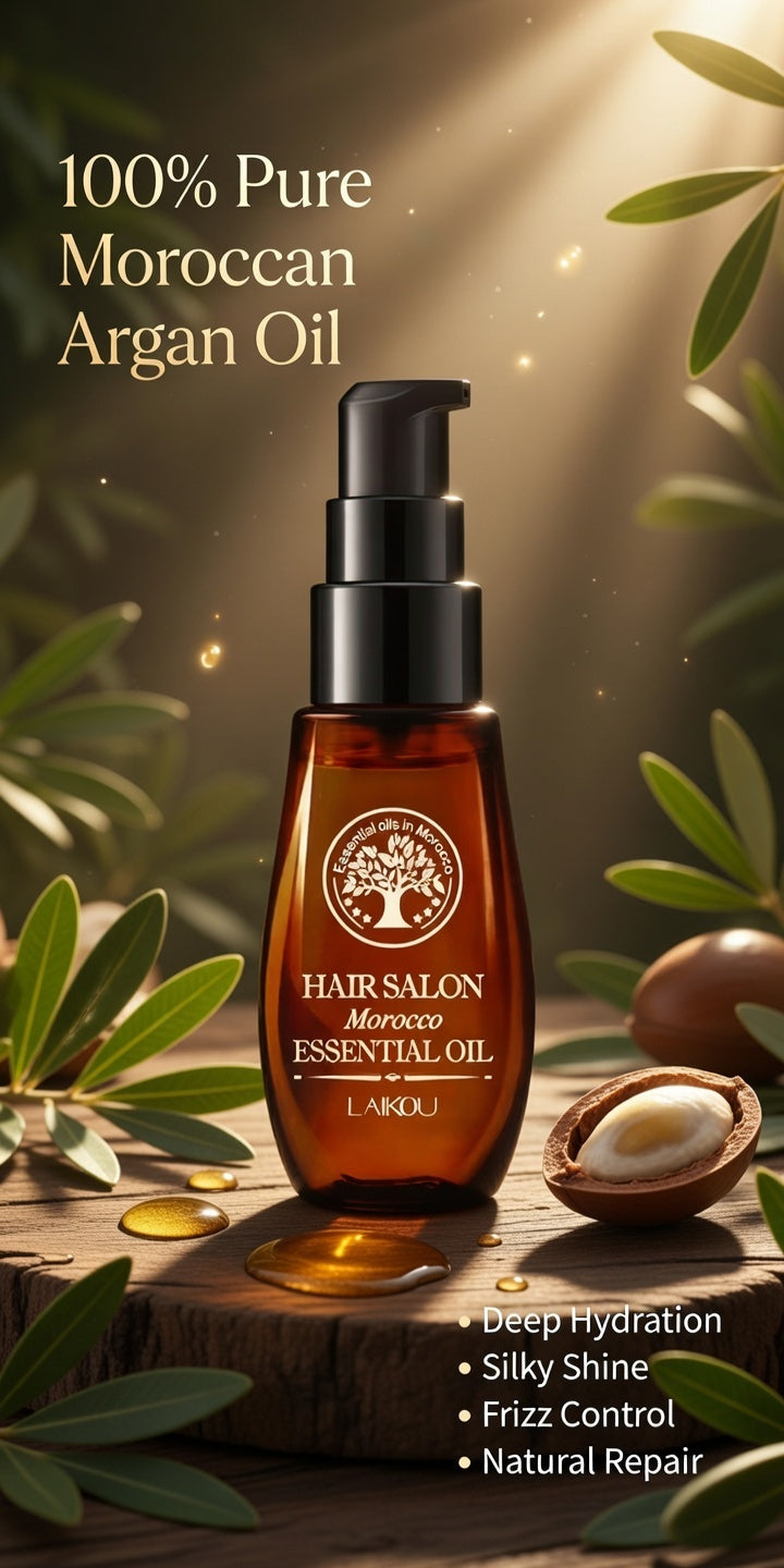 Hair Care Essential Oil Moroccan Is Soft And Smooth